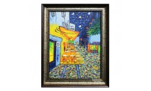 ภาพสีน้ำมัน-กรอบรูปไม้พลาสติกสีเงิน ภาพวาดของศิลปินชื่อดัง